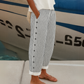 Rosgrove | Women - Striped Casual Trousers - Comfortable Fabric