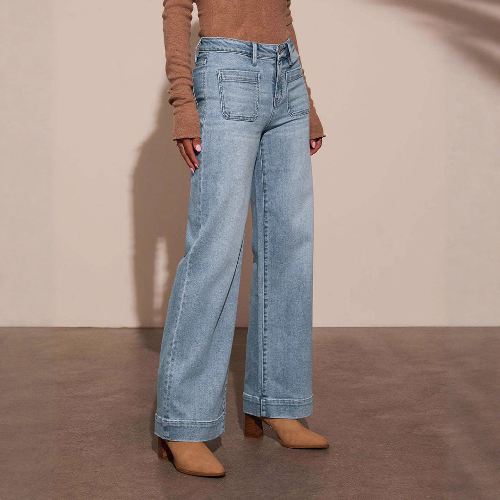 Rosgrove | Women - Wide-Cut Jeans - Elegant Style