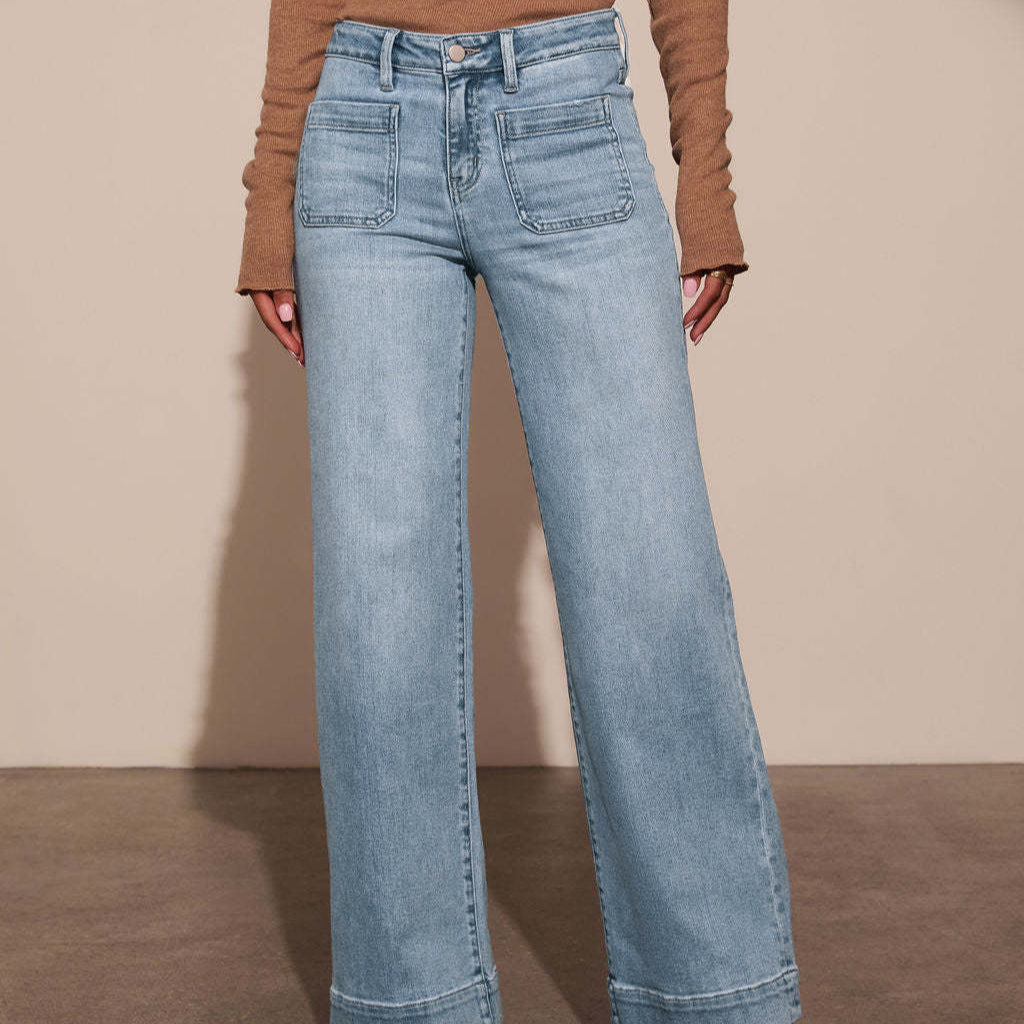 Rosgrove | Women - Wide-Cut Jeans - Elegant Style