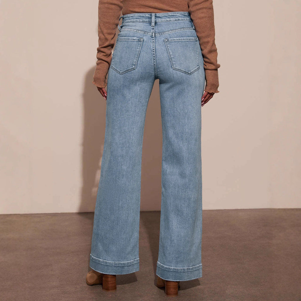 Rosgrove | Women - Wide-Cut Jeans - Elegant Style